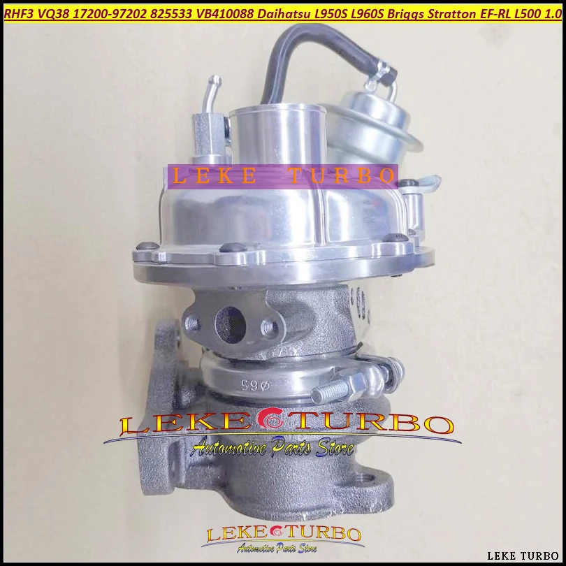 Турбокомпрессор Turbo RHF3 VQ38 825533 VB410088 17200-97202 для Daihatsu L950S L960S Briggs Stratton EF-RL L500 1994 л 47 кВт
