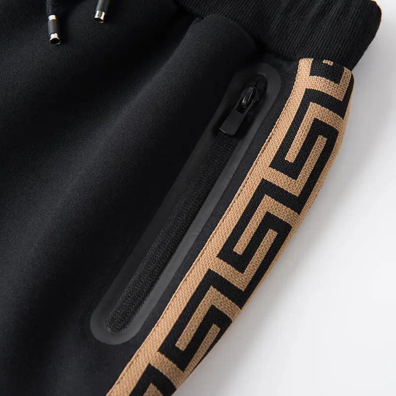 

2021 Spring Space Cotton Sweater Coat Men's Casual Fashion Sportswear Suit