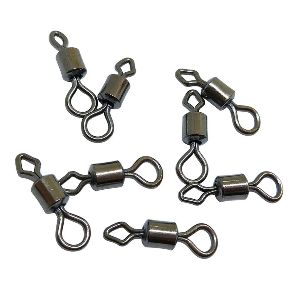 20 шт./лот рыболовные Вертлюги Из Нержавеющей Стали круглые и алмазные с