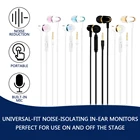 Проводные наушники с гальваническим покрытием бас стерео наушники-вкладыши с микрофоном Hansfree телефонные наушники для Android iOS