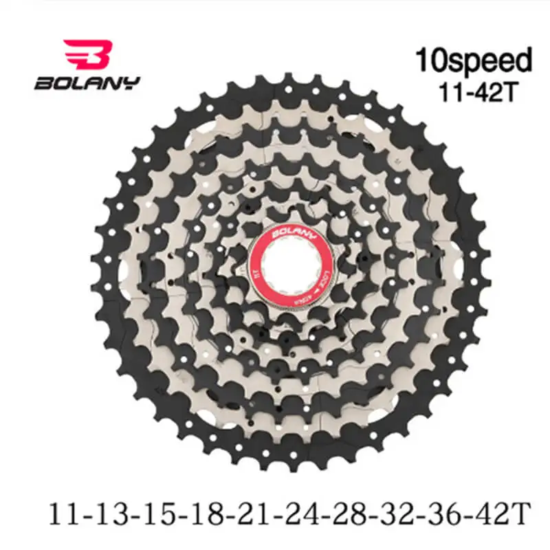 Bolany 10 скоростная кассета MTB 10V 11-42T маховик для горного велосипеда с широким