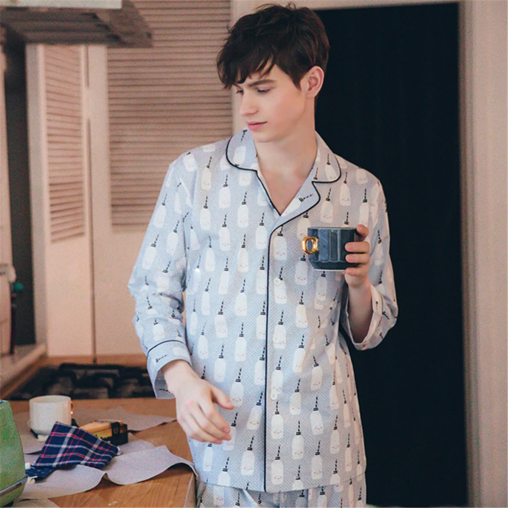 

Pijamas Ropa De Dormir De Talla Grandepara Hombre Y Mujer, M-3XL De Manga Larga, 2 PiezasConjunto De ,