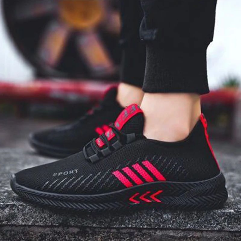 

Men's Sports Shoes Outdoor Lightweight Hiking Shoes Mesh Breathable Sports Air Cushion Running Shoes Non-slip Casual Shoes