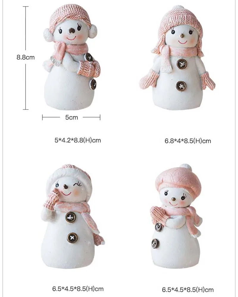 Статуя из мультфильма узорный полимерный крафтовый подарок Рождественский