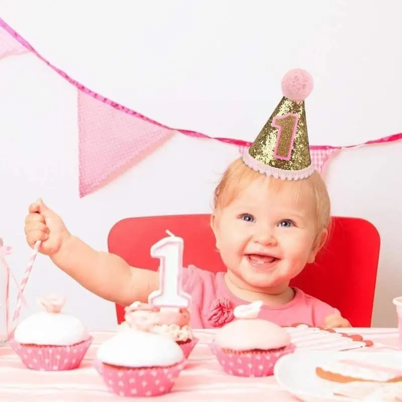 Детская фетровая шляпа для первого дня рождения K8T2 | Дом и сад