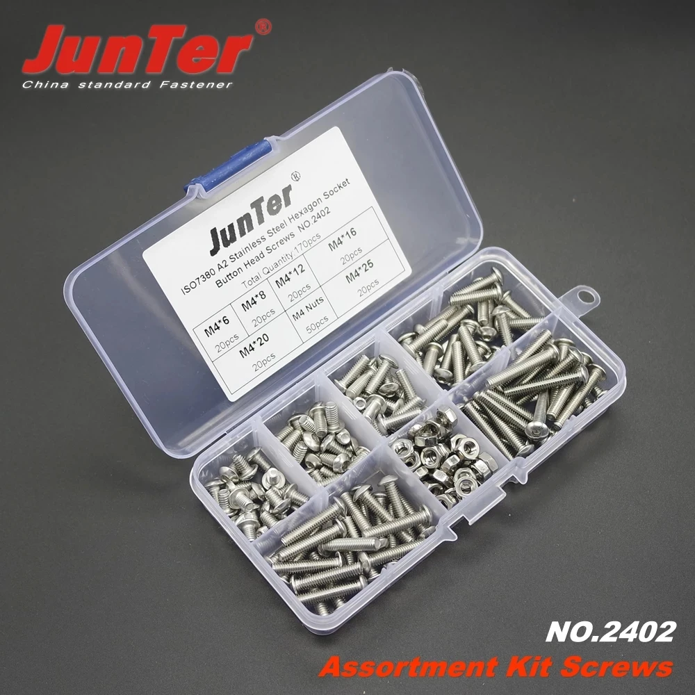 Высококачественные болты с шестигранной головкой M4 (4 мм) A2 из нержавеющей стали