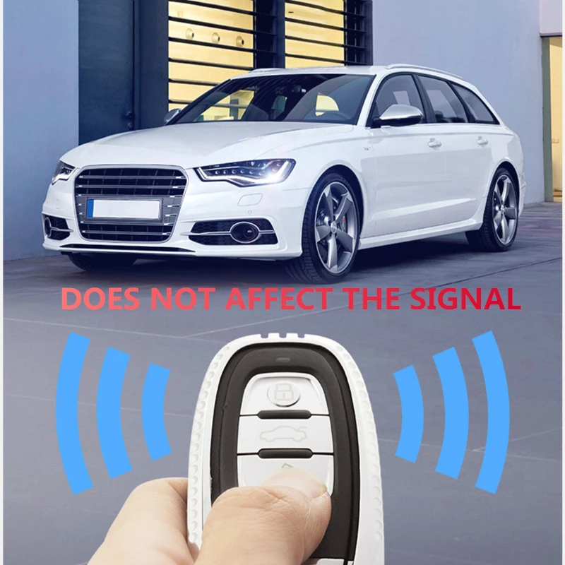 Новый замшевый защитный чехол для ключа автомобиля из цинкового сплава Audi A1 A3 A4 A5