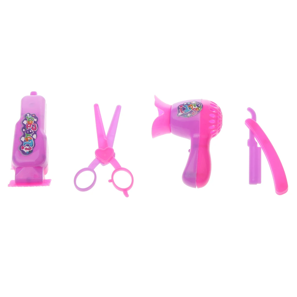 Набор кукол для салона красоты мини инструменты ухода за волосами 4 шт.|Куклы| |