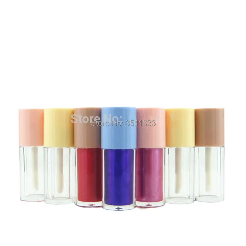 50/100 шт мини 2 мл пузырек для блеска губ с волшебной палочкой пустые прозрачные