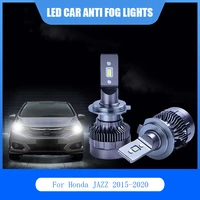 2pcs for honda jazz 2015 2020 led car lights anti fog lamp h4 h8 6000k 12v car led light headlight bulbs kit auto white bulb