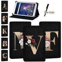 tablet cover case for acer iconia one 8 b1 810b1 811iconia one 8 b1 850iconia oneb1 870 shockproof gold letter cover case