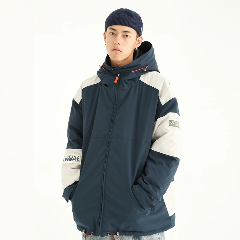 Куртка мужская зимняя с принтом в виде норвежского флага | Мужская одежда