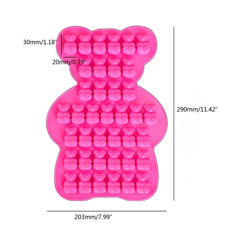 

Bear Epoxy Resin Mold Jewelry Pendant Casting Silicone Mould Candy Baking Tool