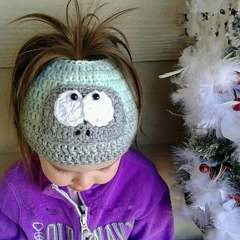 

Шапка для новорожденных, вязаные хлопковые детские шапки, Осенние пустые топы, шапки ручной работы, вязанная Роса, детская шапка с животными...