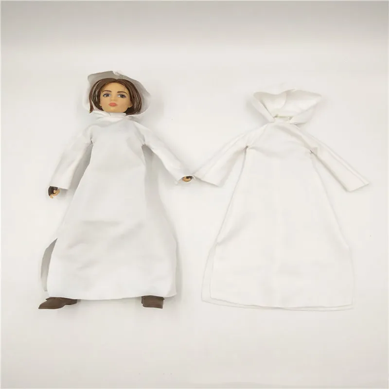 Оригинальная белая накидка для косплея платье куклы масштаба 1/6 костюм из войн