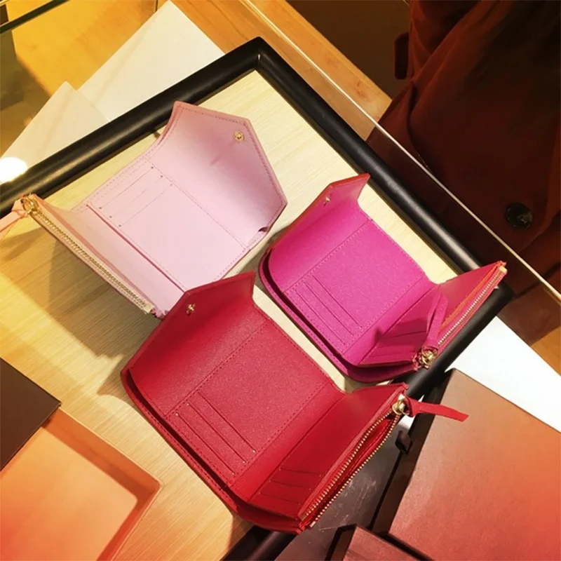 

High Quality Brand Wallet Top Designer Purse Credit ID Card Holder Coin Purse Card Bag Fashion Short Wallet Women