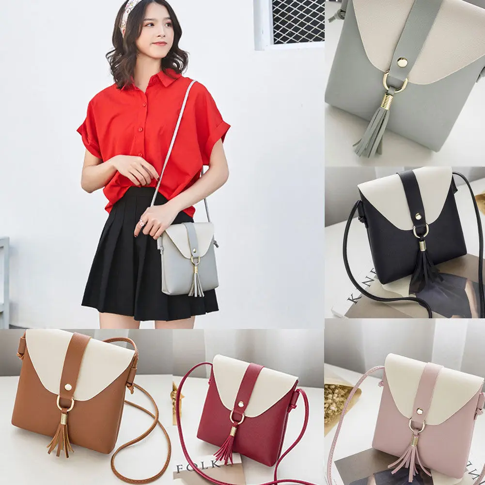 Женская сумка мини-сумки через плечо из искусственной кожи сумка-тоут на