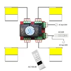 Мини-пульт дистанционного управления AC226 приемник 433,92 МГц RF 4-канальный радиоприемник реле для моторизованных шторзатворажалюзи