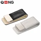 Заказная надпись кожа металлический зажим для денег Для мужчин Для женщин Для мужчин картонной подложке тонкий счета денежных зажимы зажим для денег тонкий бумажник держатель ML1-046