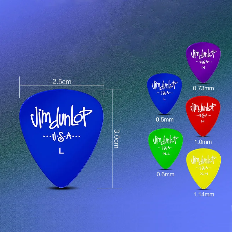 dunlop gitarre pick gele lebendige transluzenten plektrum vermittler bass vermittler akustische elektrische zubehör klassische gitarre picks free