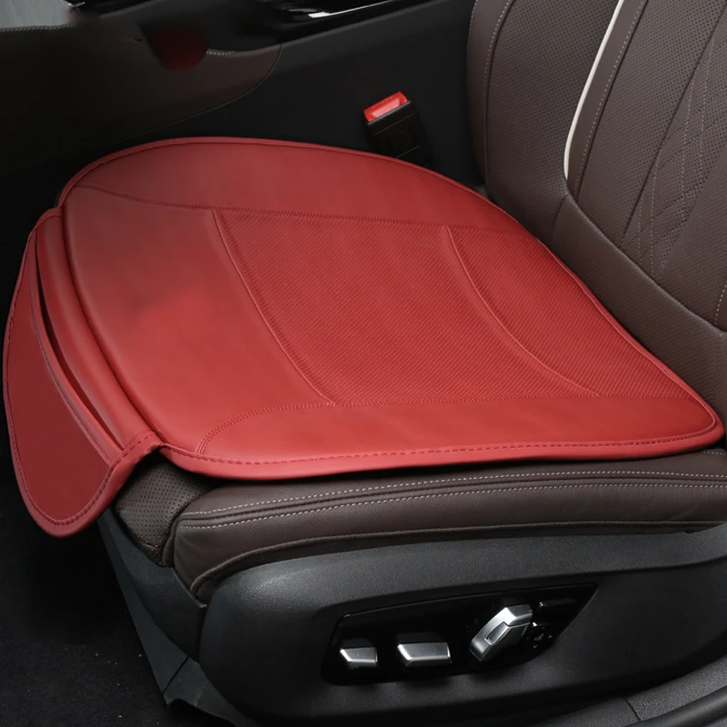 

1 шт., Кожаная подушка на сиденье автомобиля в стиле Porsche Cayenne Panamera Macan 718 (Cayenne Red)