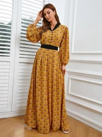plus size dresses abaya dubai turkey islam muslim hijab long dress for women caftan morocco robe longue djellaba femme musulmane