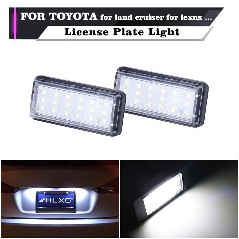 Автомобильная светодиодная задняя лампа для номерного знака Canbus Toyota J120 Land Cruiser