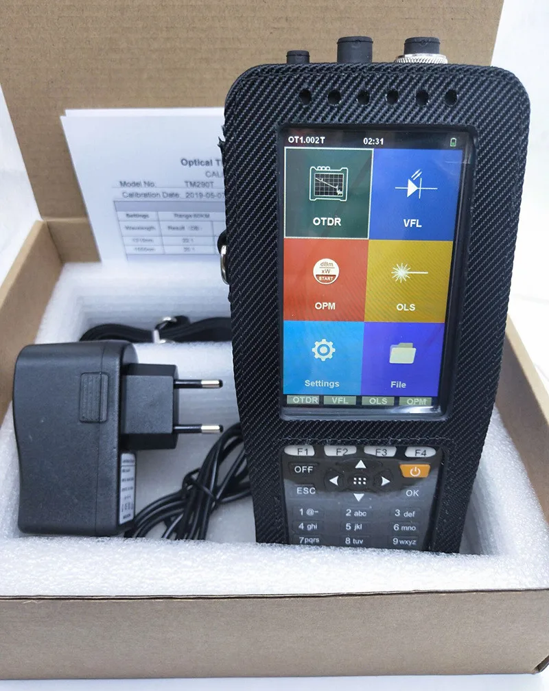 Тестер оптического волокна OTDR 4 в 1 многофункциональный локатор VFL с функцией