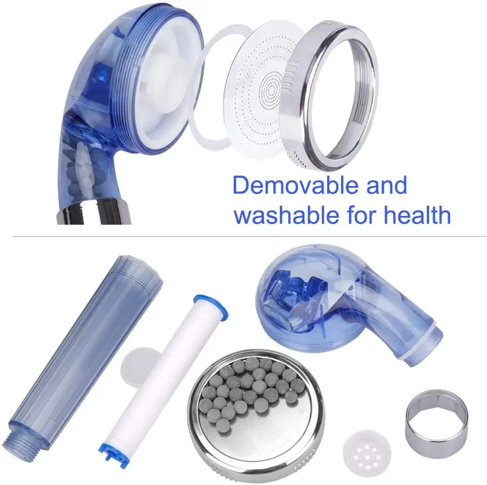 3 режима насадки для душа фильтрации примесей со сменными ПП хлопка-с функцией