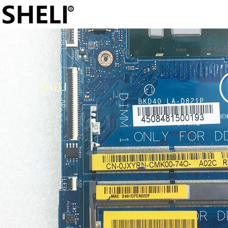 Флэш 07T87H 0V736W 05CPRV для Dell INSPIRON 7460 7560 системная плата BKD40 флэв: 1 0 (A00) флэш-тест