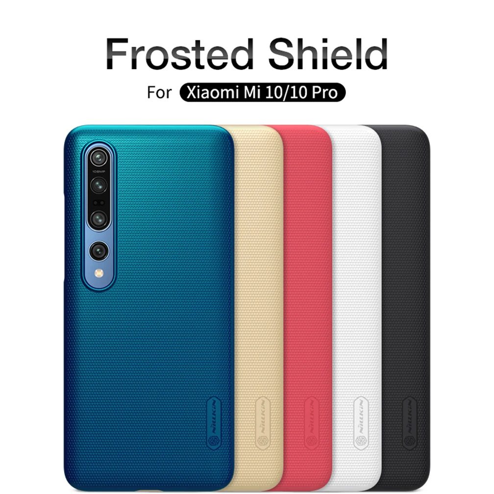 Фото Чехол для Xiaomi Mi 10 NILLKIN Super Frosted Shield высококачественные Чехлы Pro | Мобильные телефоны