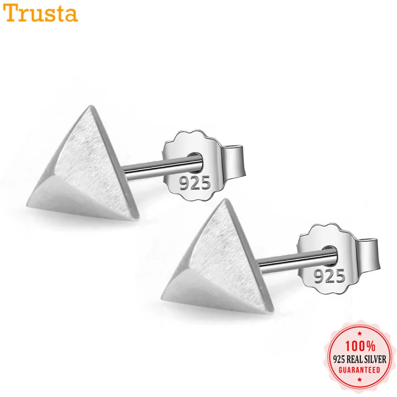 Женские и детские серьги гвоздики Trusta минималистичные Аутентичные модные милые