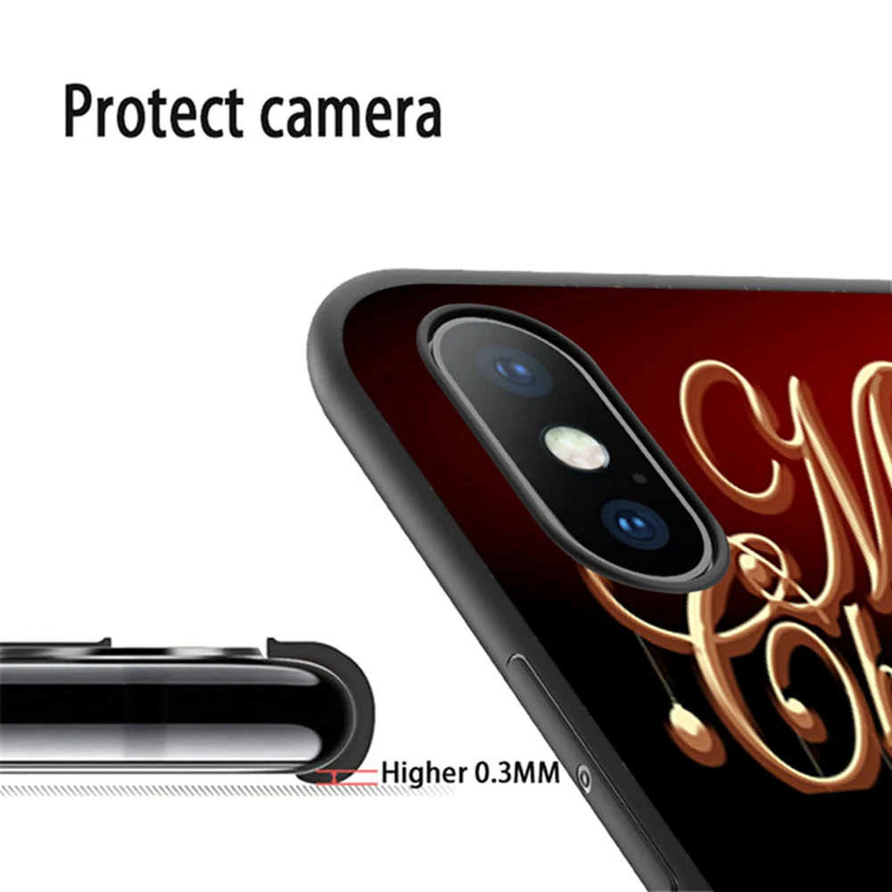 Модный Роскошный веселый рождественский чехол для телефона с оленем для iPhone 11 Pro XS MAX XR X 8 7 6 6S Plus, мягкий силиконовый матовый чехол