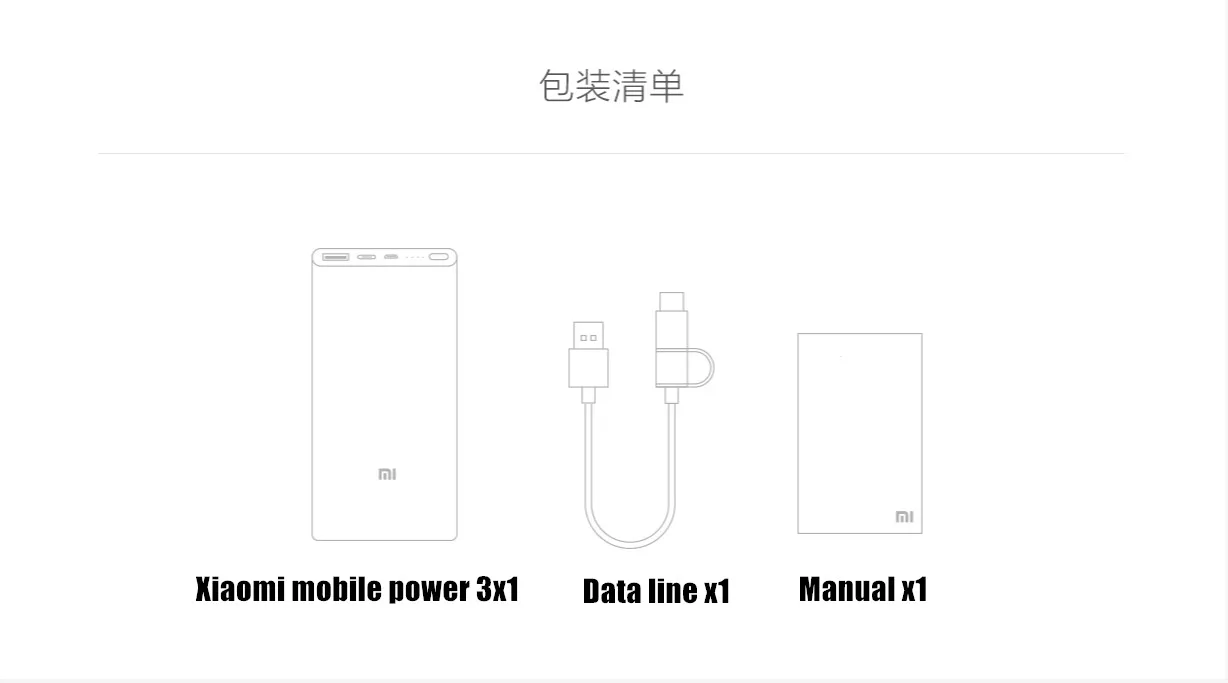 xiaomi mobile power 3 10000mAh USB-C двухсторонняя версия быстрой зарядки power bank QC3.0 портативное зарядное устройство 2 USB 10000mAh
