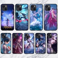 douluo dalu soul land phone case for iphone 11 12 mini 13 pro xs max x 8 7 6s plus 5 se xr shell