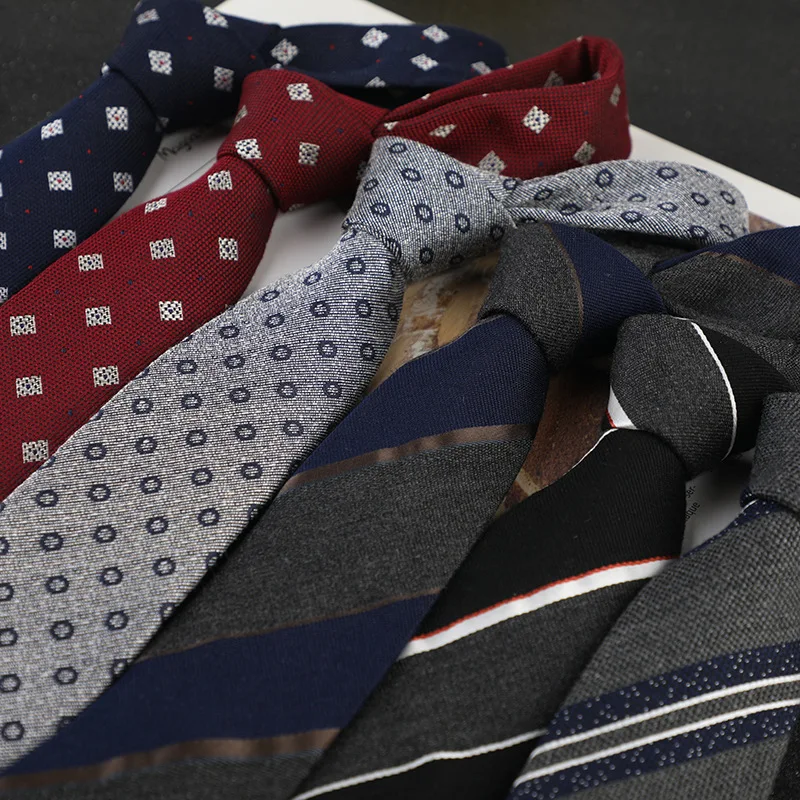 

Men's business polyester silk tie 8cm wide tie casual stripe trend accessories formal professional wedding tie in stock