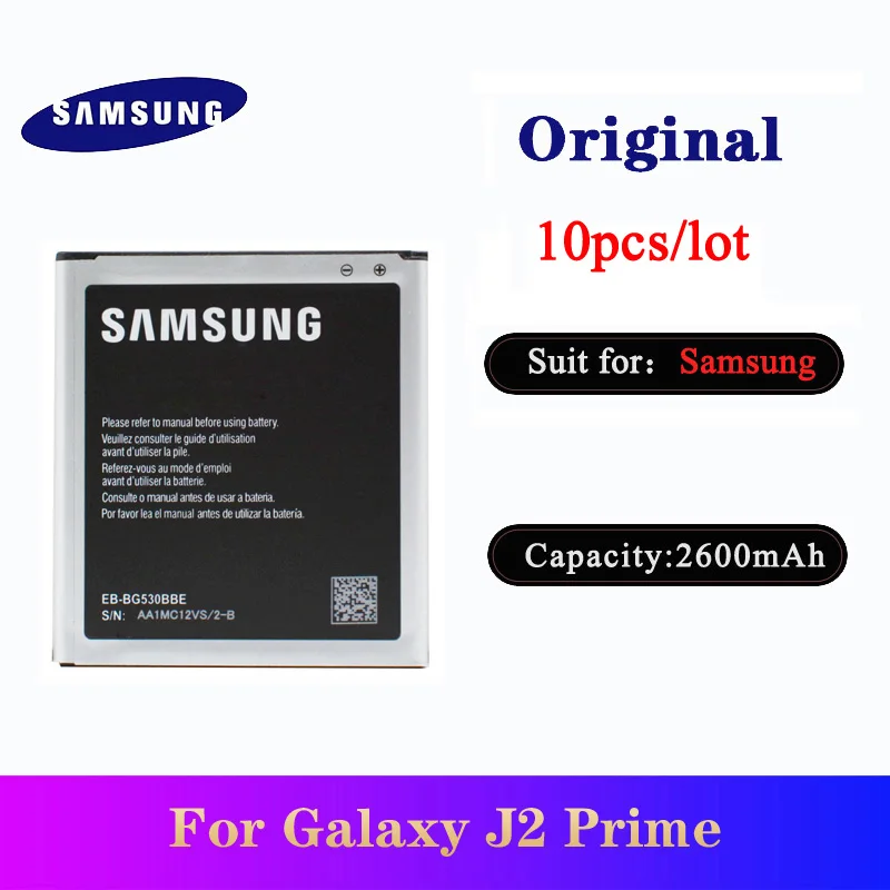 Оригинальный аккумулятор для Samsung Galaxy J2 Prime 10 шт./лот батарея J3109 J500FN G530FZ j500fz