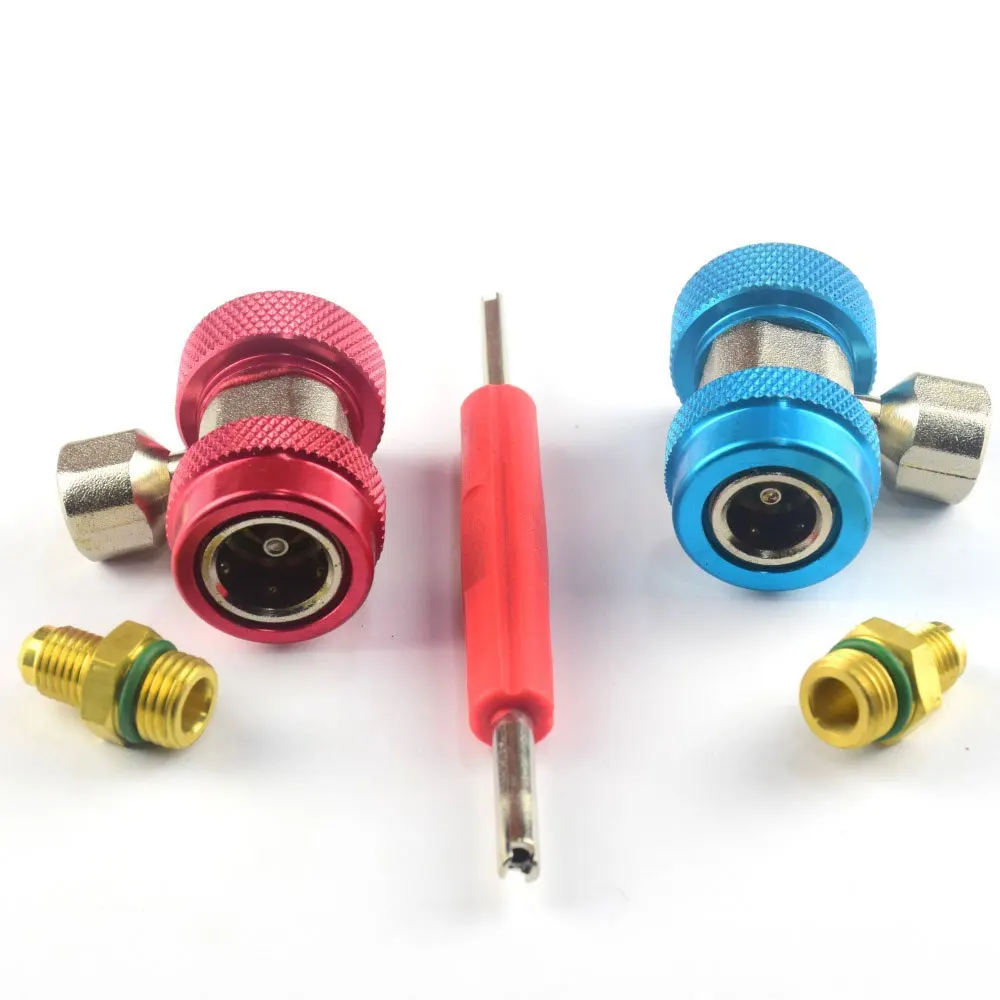 

1 Set R134A H / L Adapters Quick Coupling Car Air Conditioner Coolant Adjustable