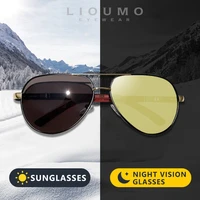 intelligent aviation photochromic polarized sunglasses for men day night vision driving sun glasses women zonnebril heren uv400