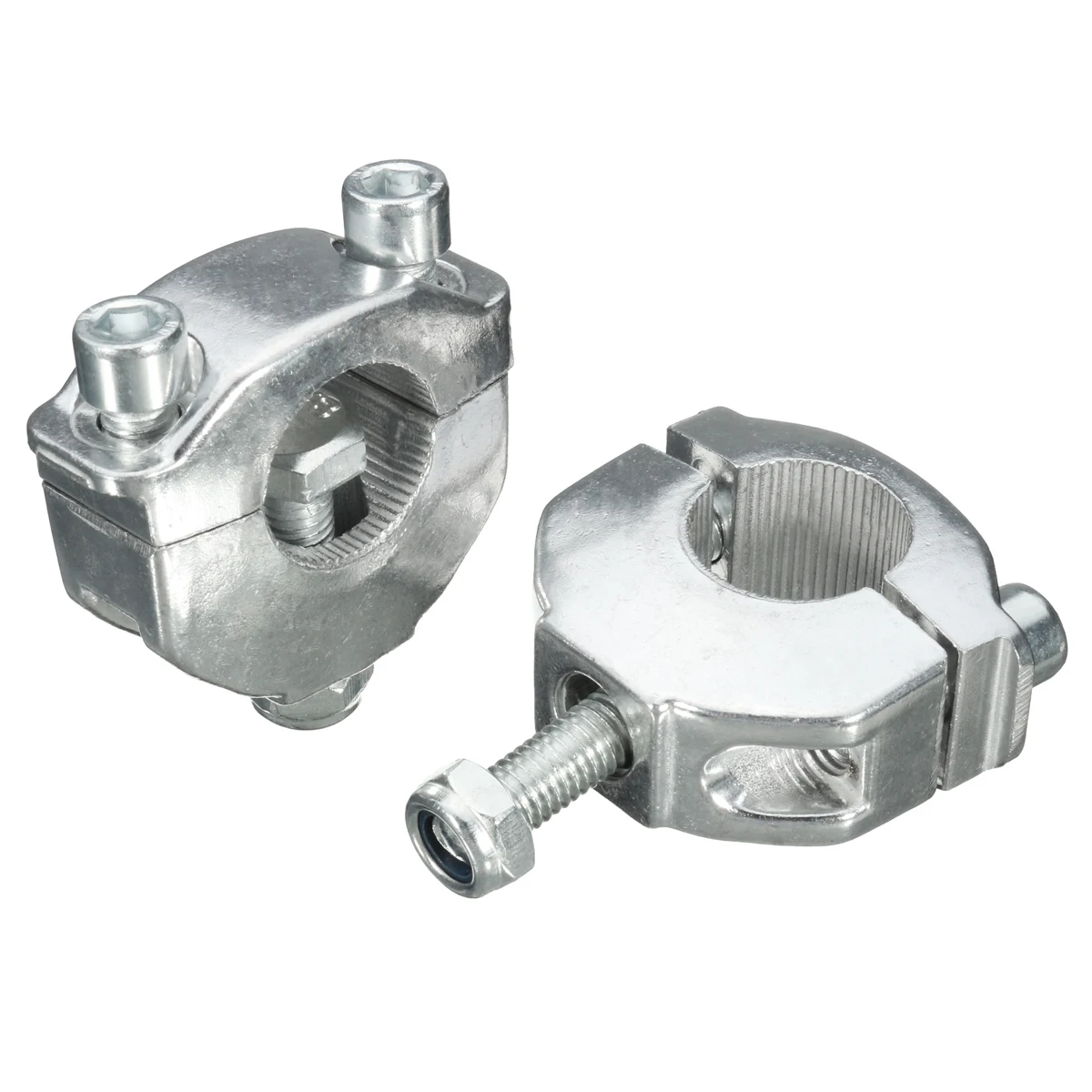 

Silver 1 pair 7/8 inch 22mm Motorcycle Handlebar Clamp 47cc 49cc Minimoto Dirt Bike