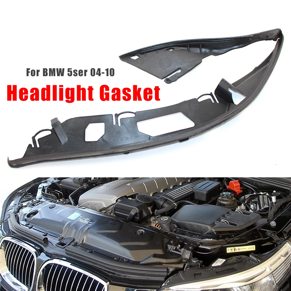 Прокладка уплотнения объектива фары для BMW E60 5 серии 04-10 m5 63126934511 63126934512 крышка