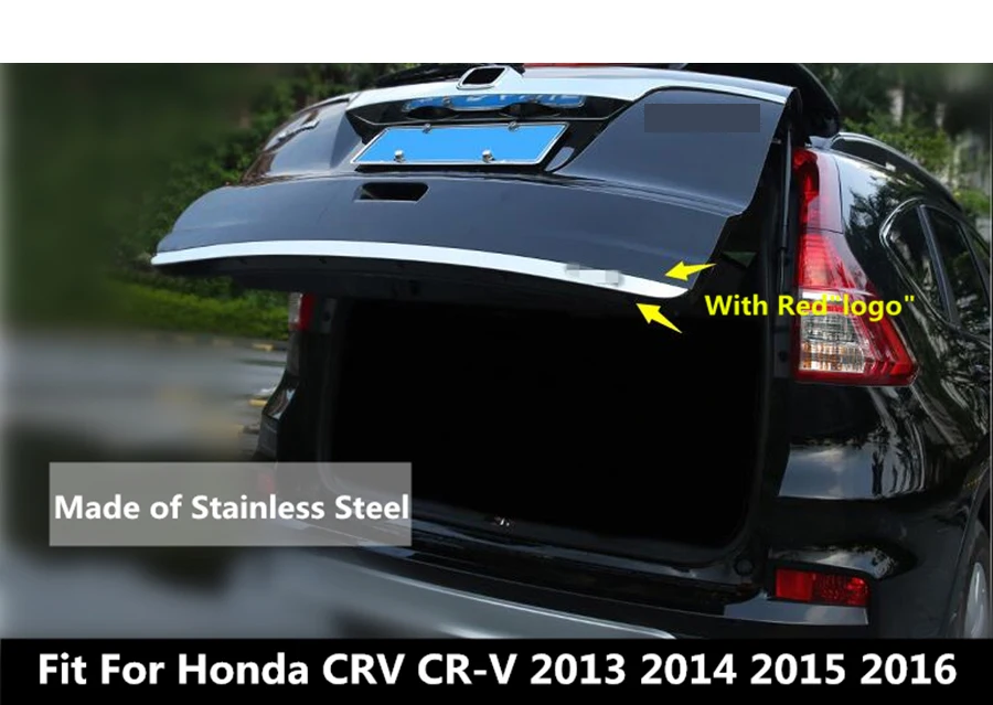 Задняя Крышка багажника из нержавеющей стали для Honda CRV CR V 2012 2013 2014 2015