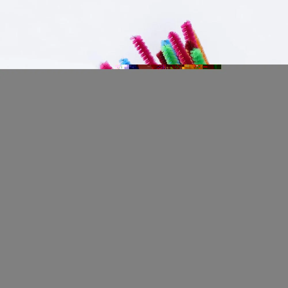 

Dongzhur 100pcs/Set Multicolor Craft Toy Chenille Stems Kids Mat Pipe Handicraft Cleaners Toys DIY Creativity Kinder Garden G5J0