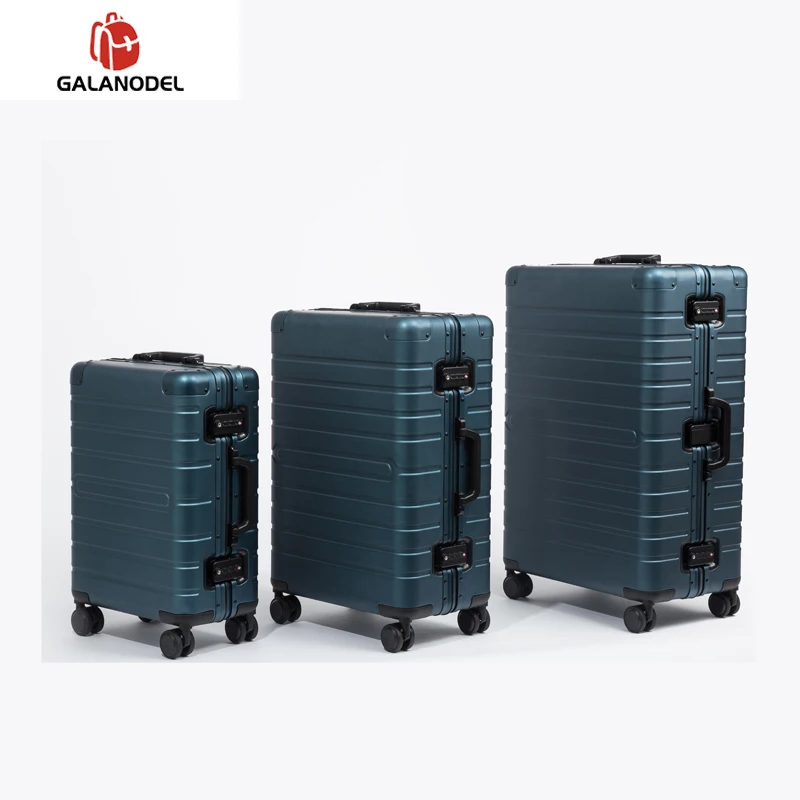 100% Алюминиевый Чехол для дорожного костюма на колесиках чехол деловой тележки