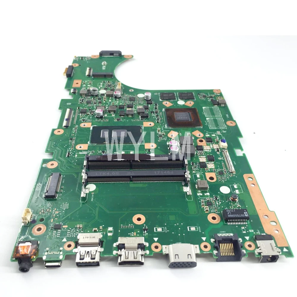 Материнская плата X756UQ REV3.2 i7-6500CPU DDR4 для Asus X756U X756UQK X756UX X756UJXM X756UV материнская