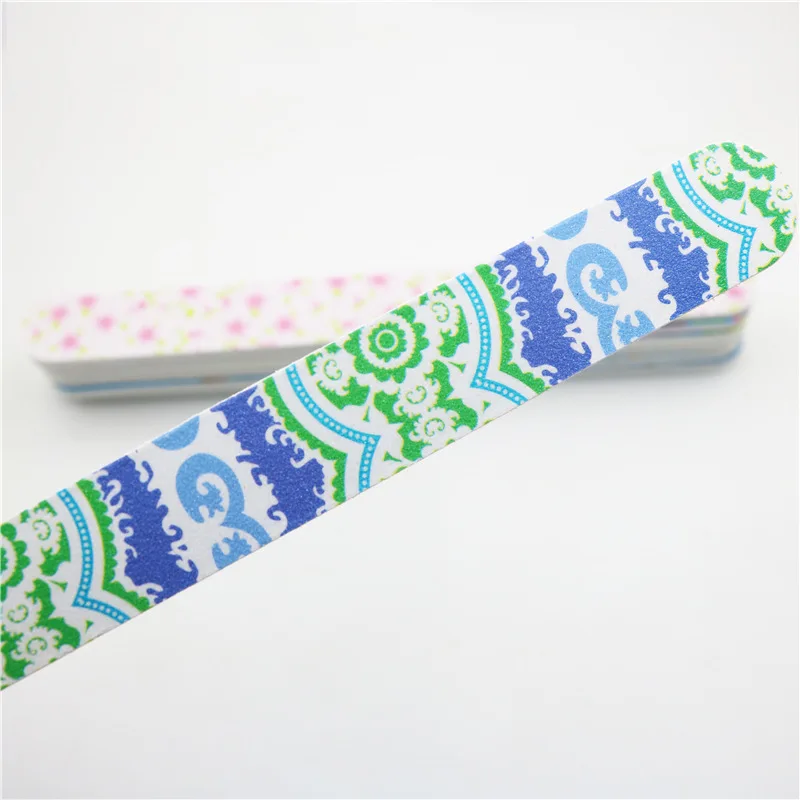 10 шт./набор двусторонние пилки для ногтей с рисунком|Пилки и буферы| |