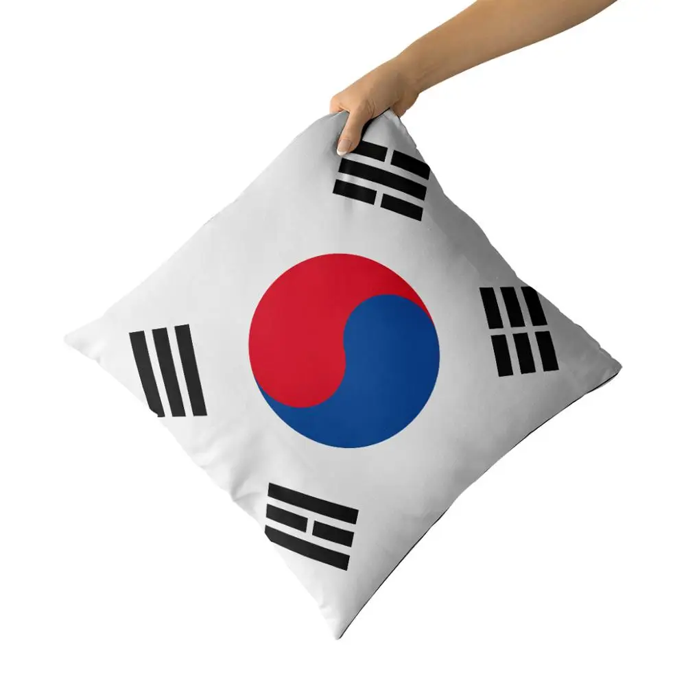 Южная Корея хлопчатобумажные парусиновые наволочки на заказ для диванных