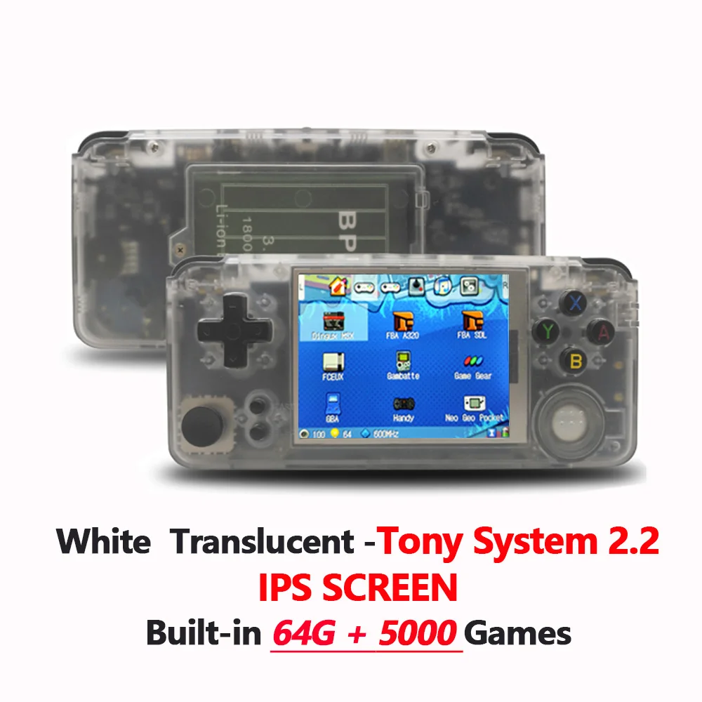 

RS97 Handheld Game Player Retro Game Plus 3.0 IPS Screen Video Game Console 64G 5000 Games Tony2.2 System RGP Console