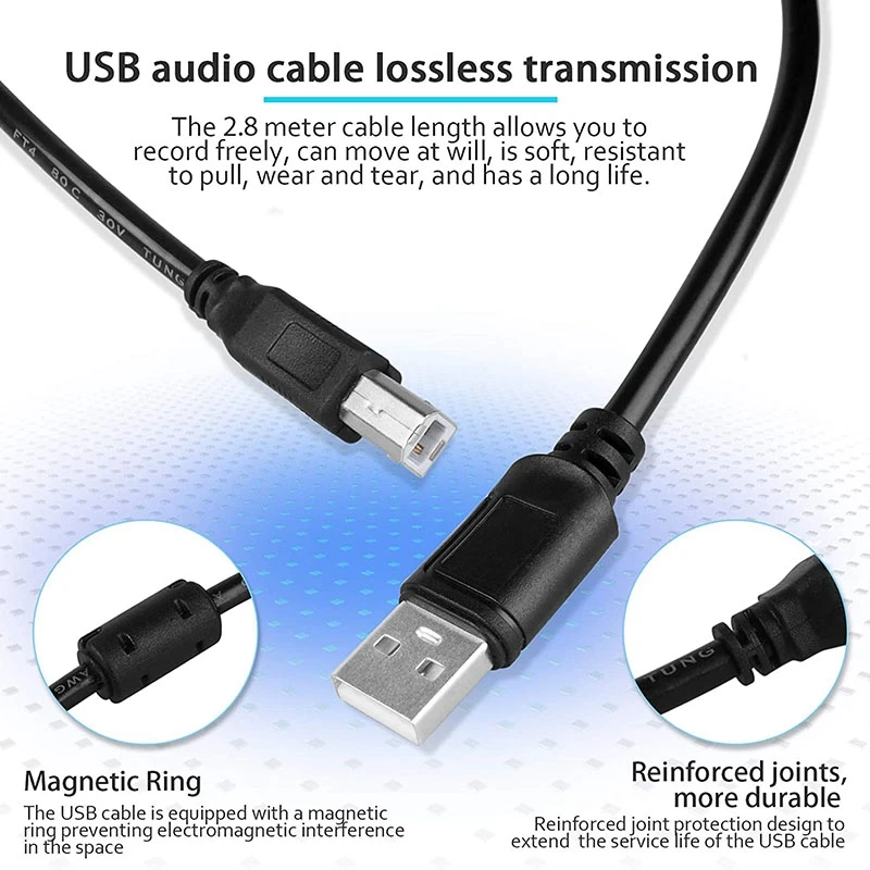 

HFES USB Microphone for Computer Kit Streaming Condenser Microphone Kit with Arm Stand,Noise Reduction,Plug&Play,for Game,Etc
