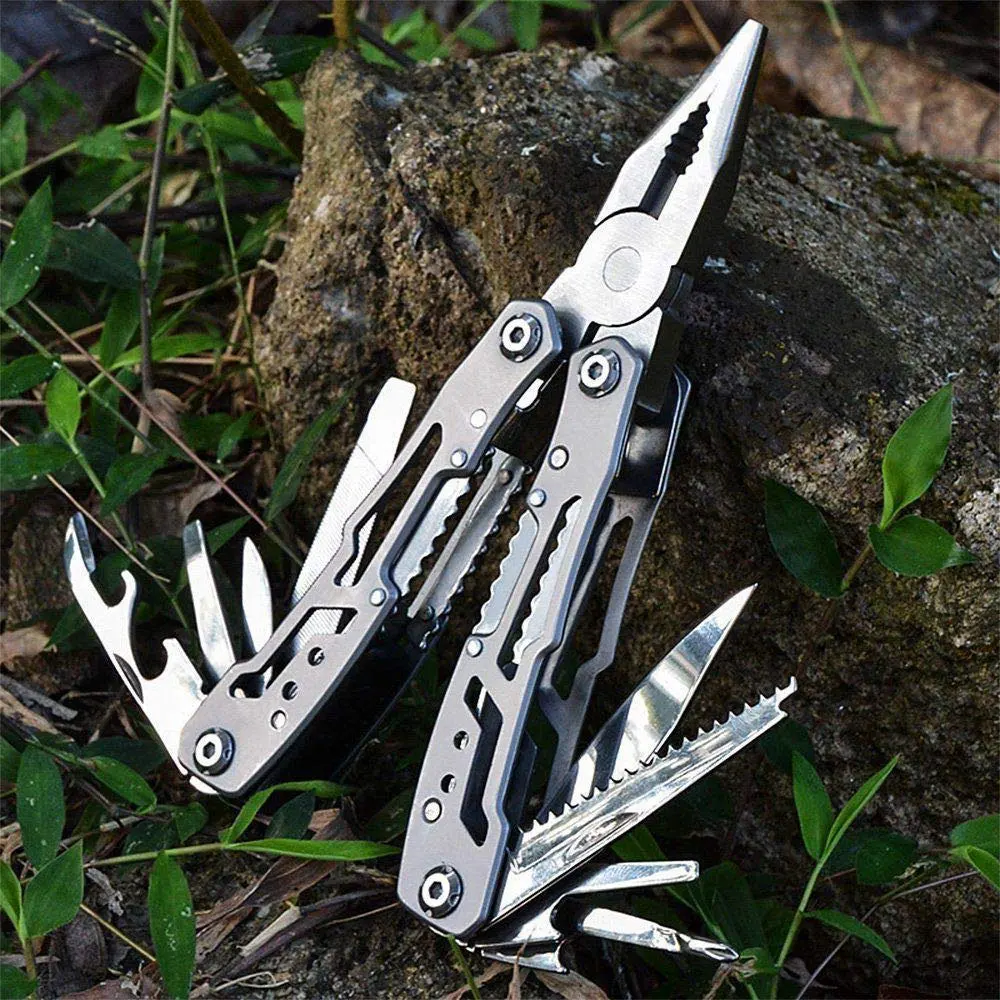 Многофункциональный стальной зажим нож отвертка мини-плоскогубцы Портативные